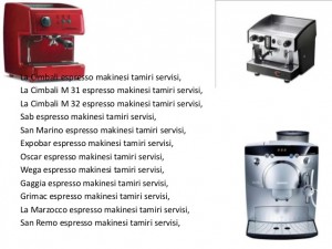 Ümraniye espresso teknik servis